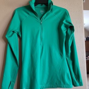 Like New Nike Pro Dri Fit Green Zip Up